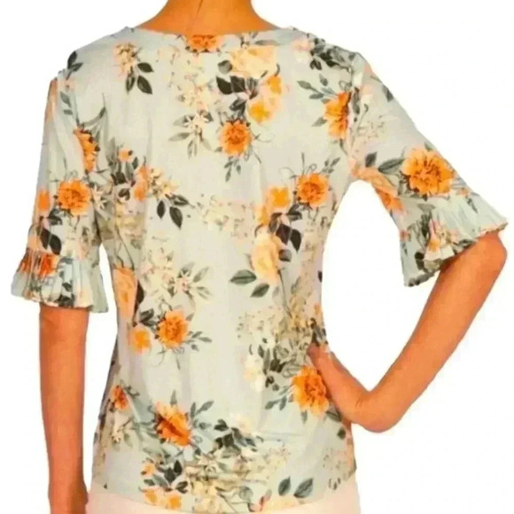 3/25 promo! Emmaline petite pleated blouse - Picture 2 of 5